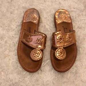 Jack Rogers Rose Gold SZ6